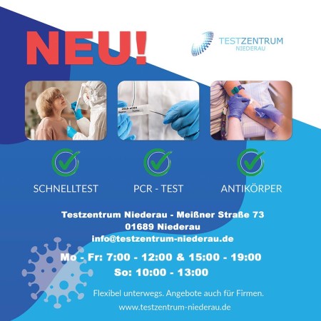 Plakat Testzentrum Autohaus Niederau