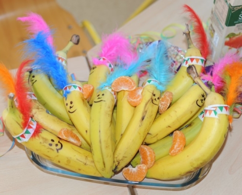 Verkleidete Bananen