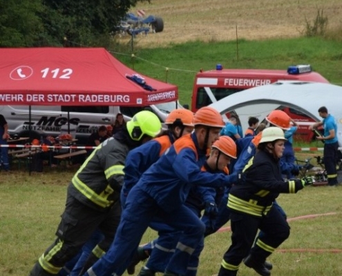 Jugendfeuerwehr in Aktion